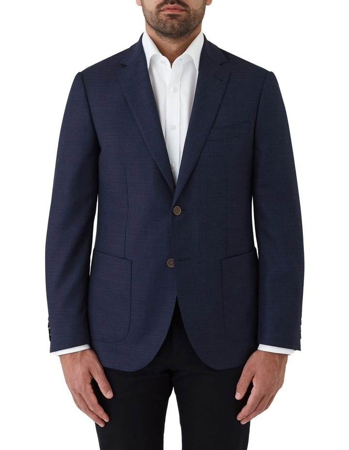 Beaumaris Modern Fit Sports Jacket in Navy image 1
