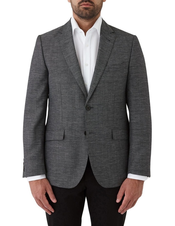 Glamorgan Modern Fit Sports Jacket in Black & White Blk/White