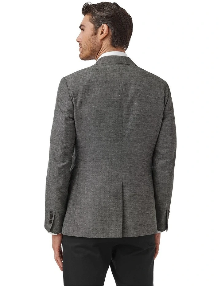 Glamorgan Modern Fit Sports Jacket in Black & White image 3