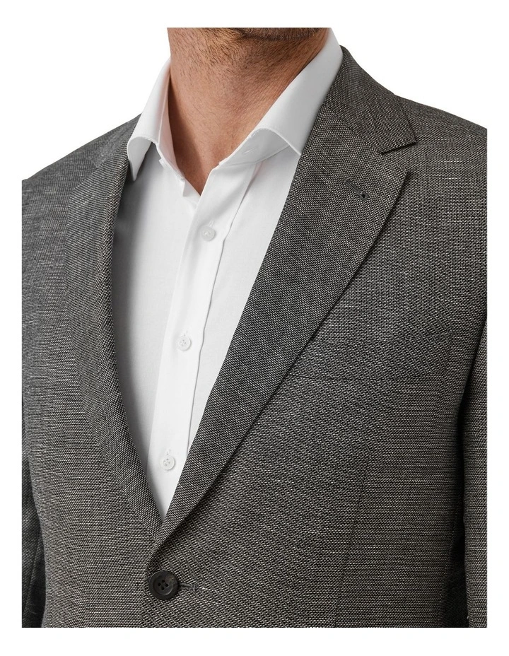 Glamorgan Modern Fit Sports Jacket in Black & White image 4