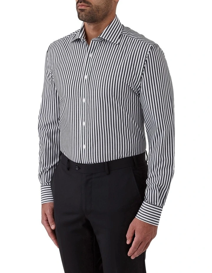 Carlton Modern Fit Shirt in Black image 3