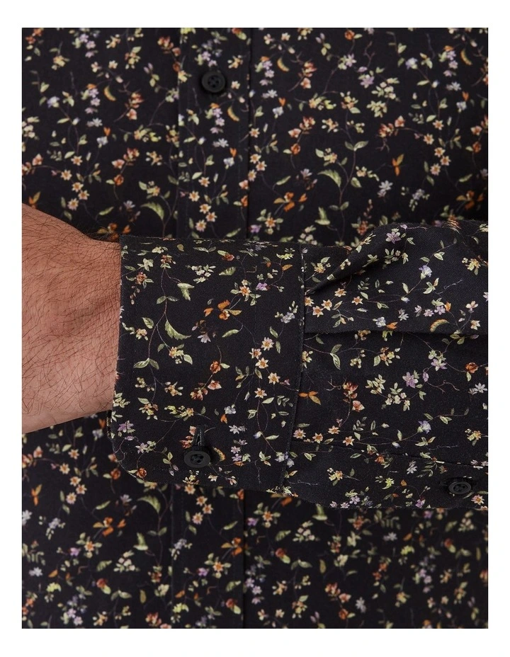 Carlton Modern Fit Shirt in Black image 4