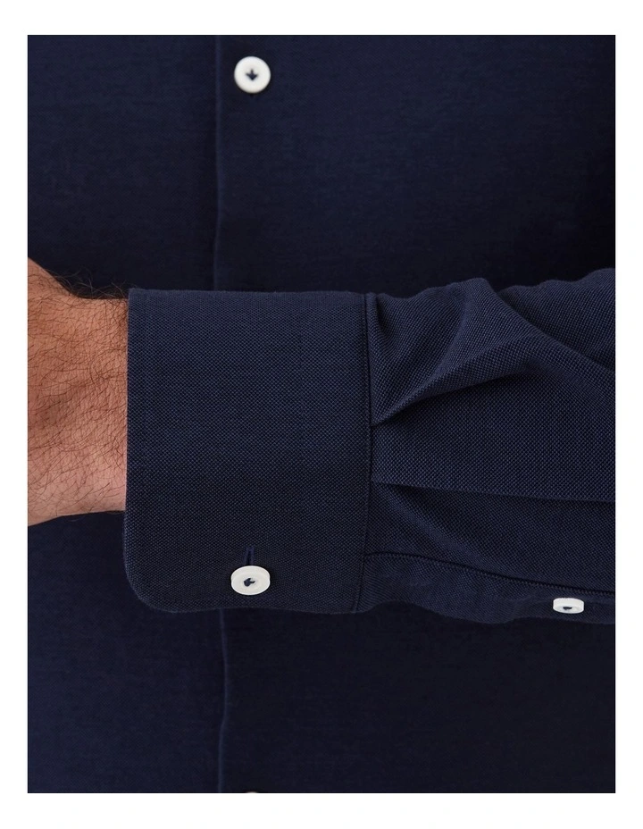 Merricks Modern Fit Shirt in Navy image 4