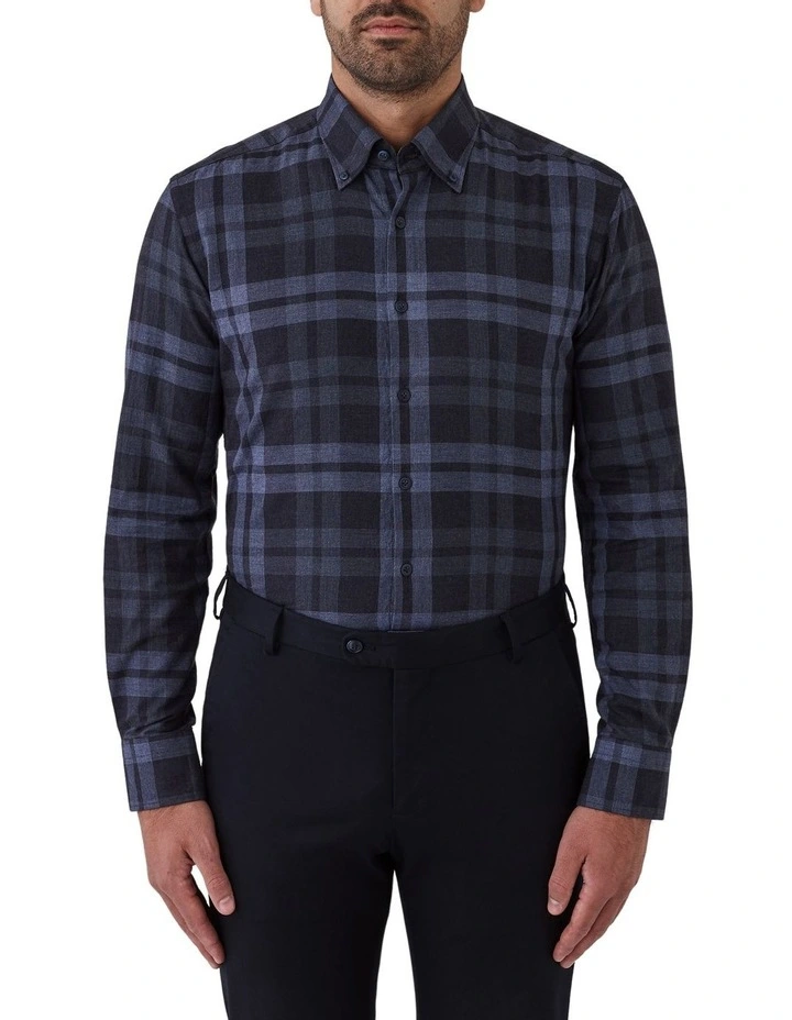 Merricks Modern Fit Shirt in Navy image 1
