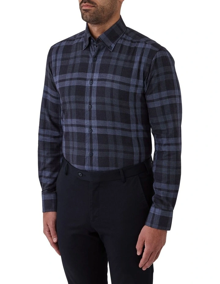 Merricks Modern Fit Shirt in Navy image 3