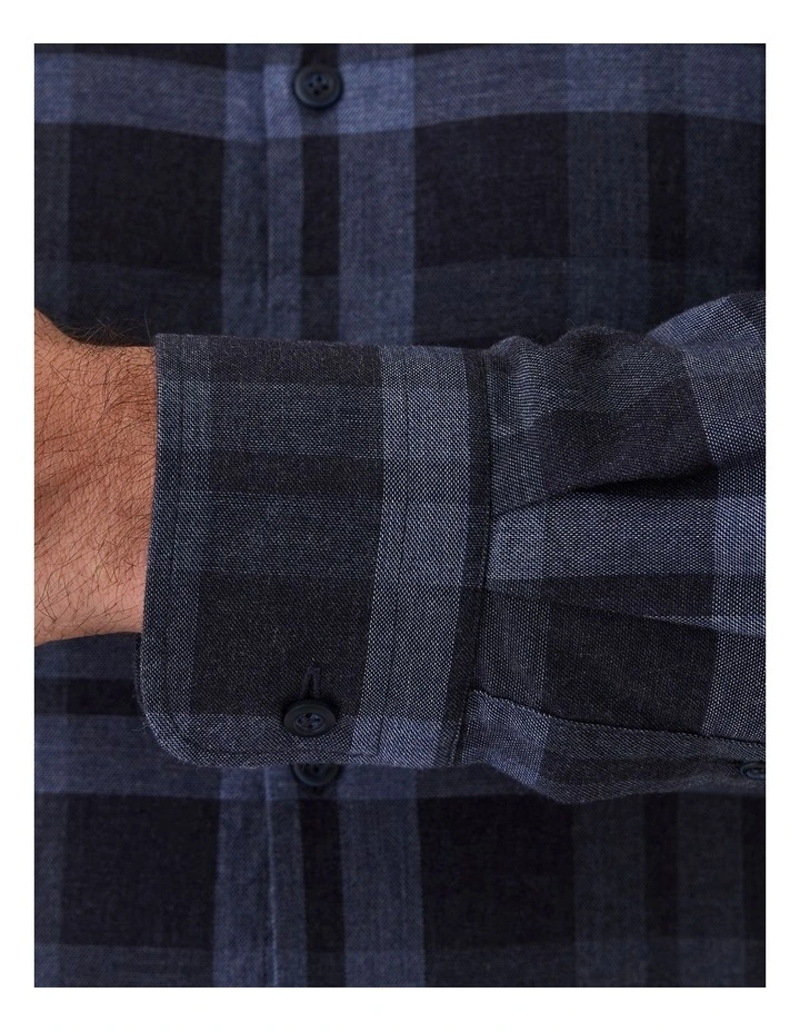 Merricks Modern Fit Shirt in Navy image 4
