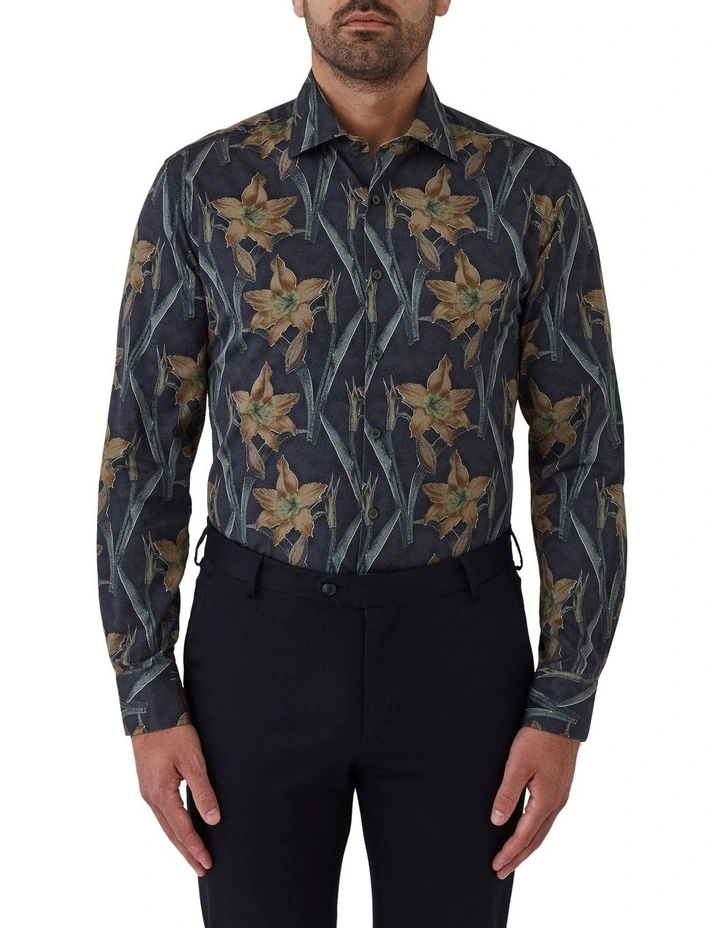 Prahran Modern Fit Shirt in Denim image 1