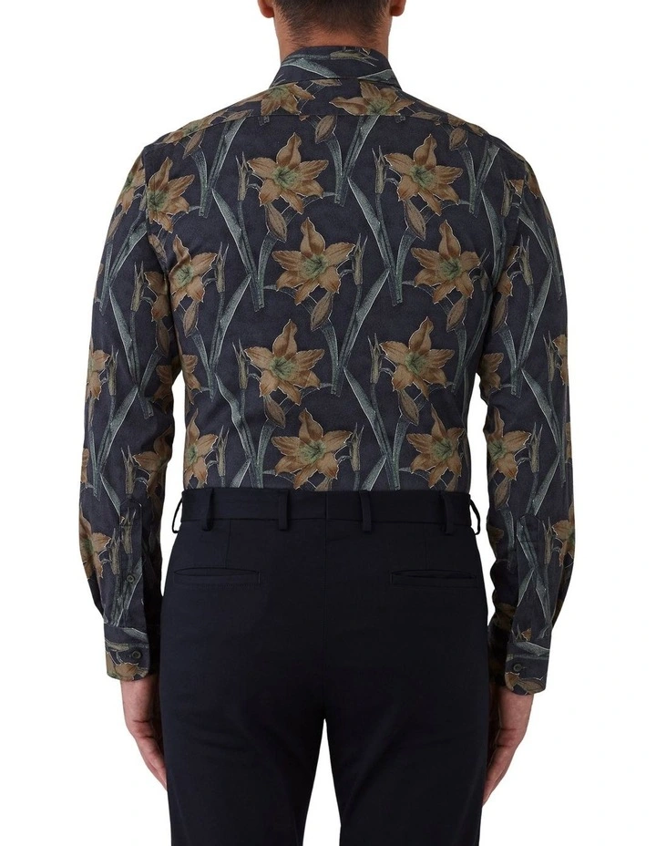 Prahran Modern Fit Shirt in Denim image 2