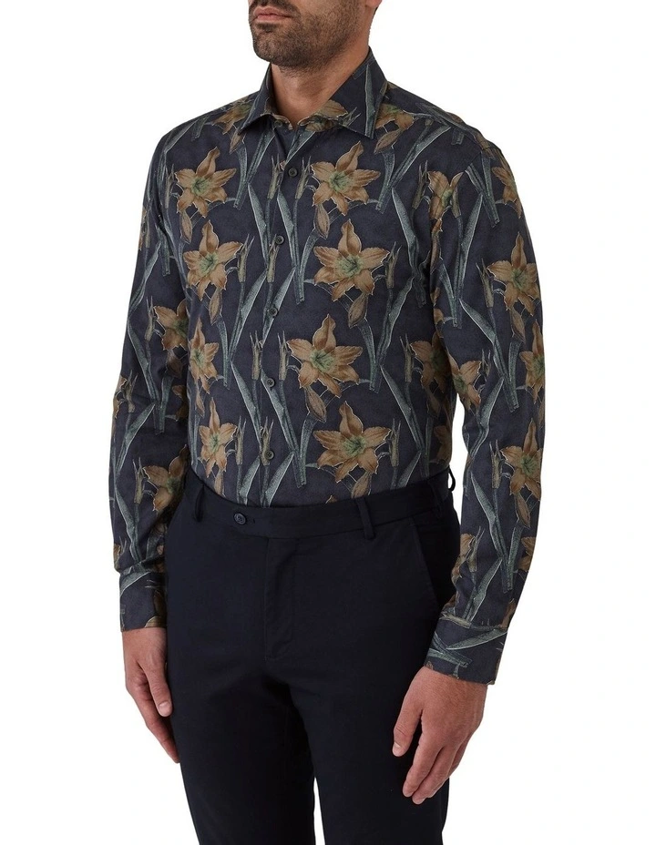 Prahran Modern Fit Shirt in Denim image 3