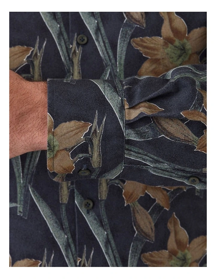 Prahran Modern Fit Shirt in Denim image 4