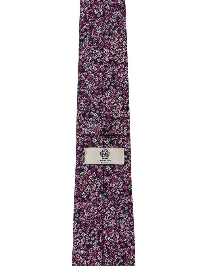 Marguerite Silk Tie in Pink image 2