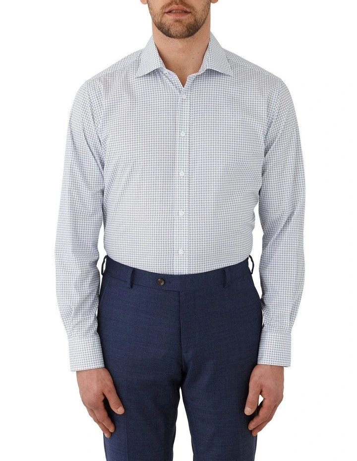 Carlton Modern Fit Shirt in Denim image 1