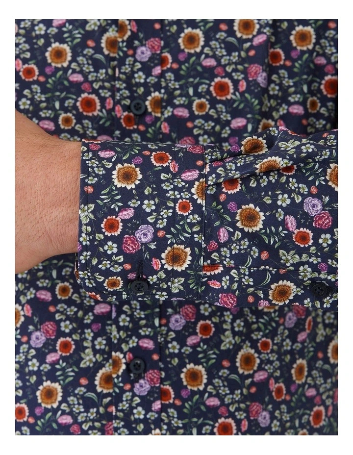 Carlton Modern Fit Shirt in Navy image 2