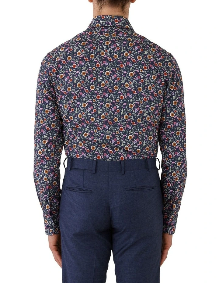 Carlton Modern Fit Shirt in Navy image 3