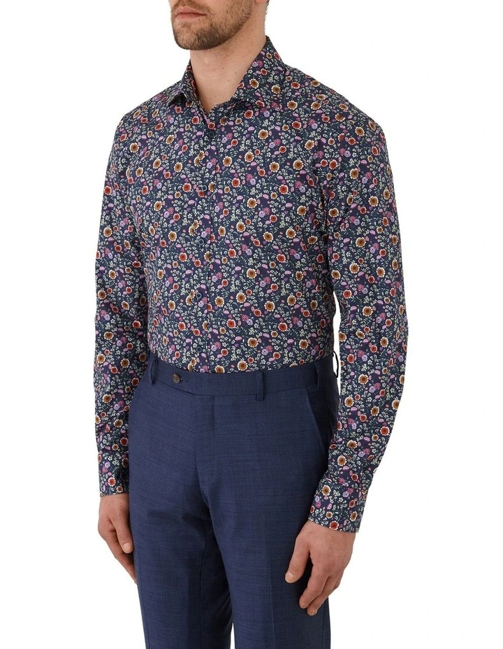 Carlton Modern Fit Shirt in Navy image 4
