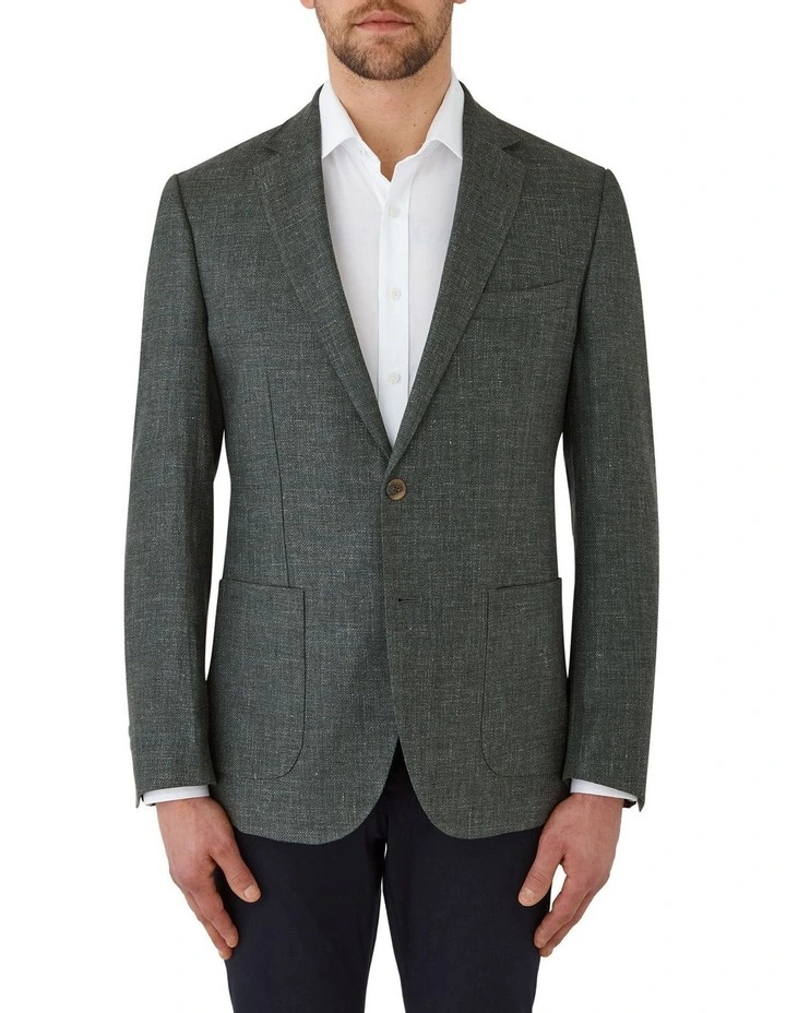 Beaumaris Modern Fit Sports Jacket in Green image 1