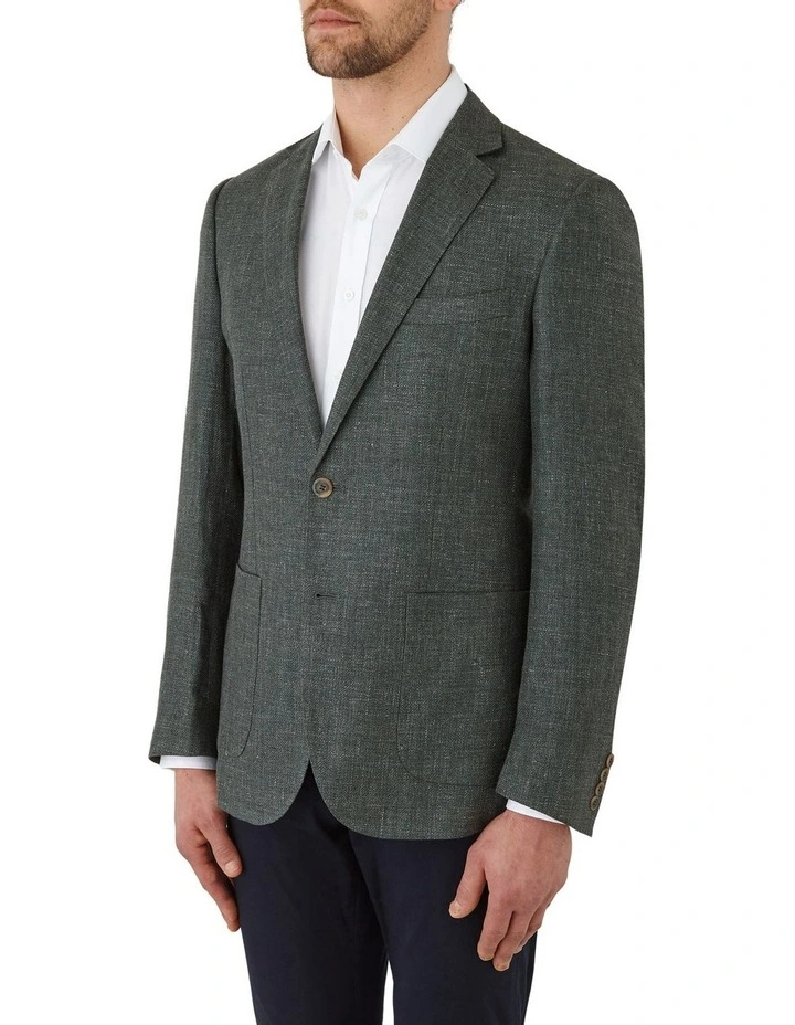 Beaumaris Modern Fit Sports Jacket in Green image 2