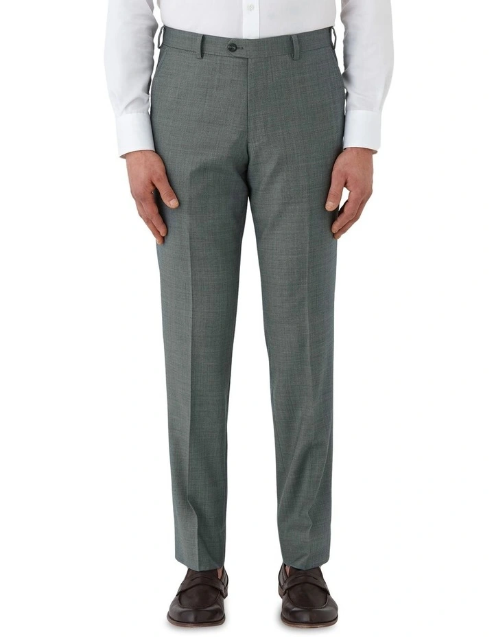 Interceptor Modern Fit Trouser in Green image 1