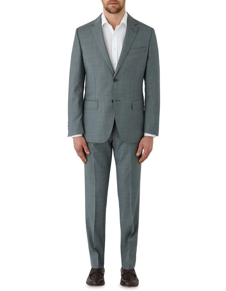 Interceptor Modern Fit Trouser in Green image 5