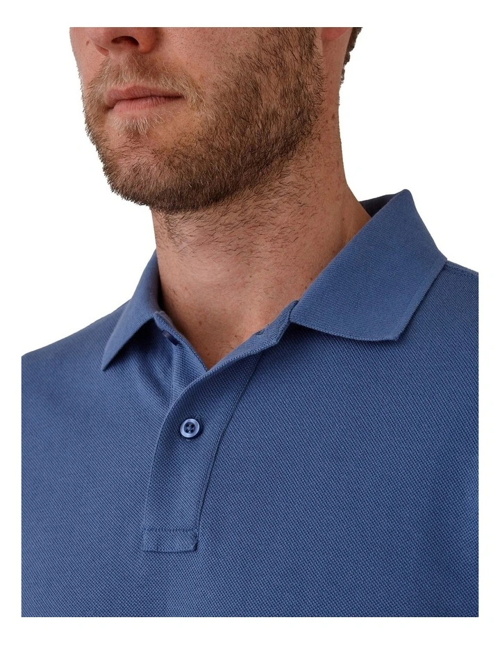Albany Polo Shirt in Blue image 3