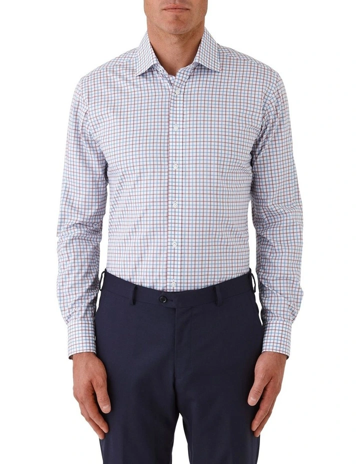Carlton Modern Fit Shirt in Wine image 1