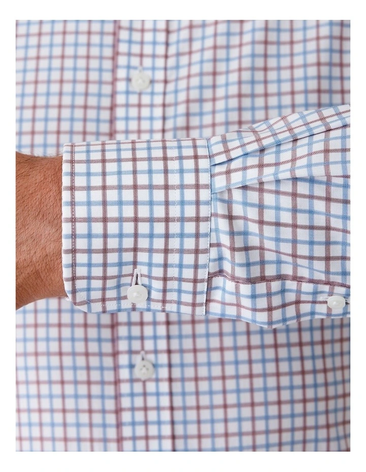 Carlton Modern Fit Shirt in Wine image 4