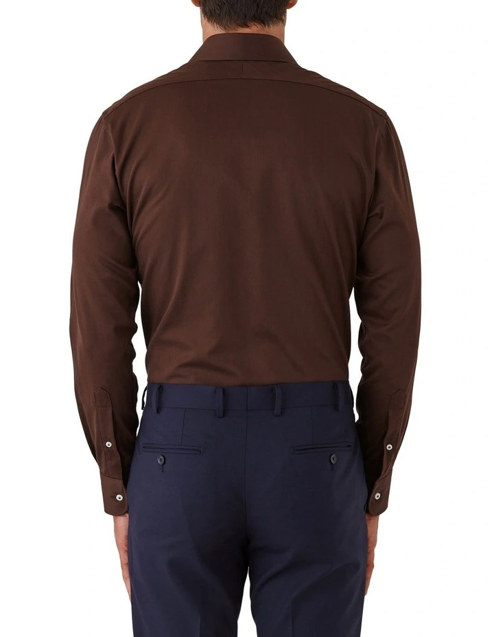 Parkdale Modern Fit Shirt in Brown image 2