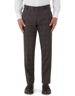 Cambridge Kingsbury Slim Fit Trouser in Mahogany