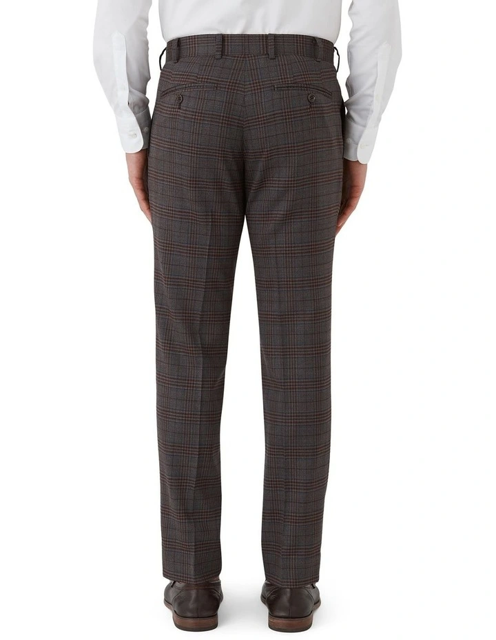 Kingsbury Slim Fit Trouser in Mahogany image 2