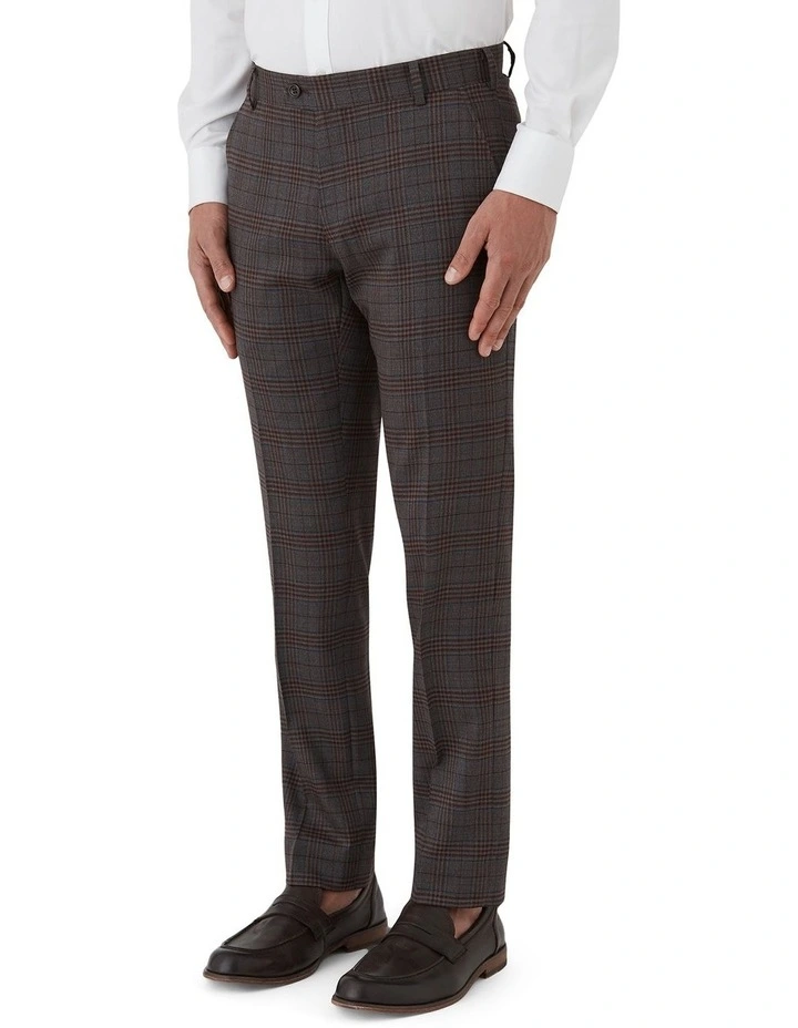 Kingsbury Slim Fit Trouser in Mahogany image 3