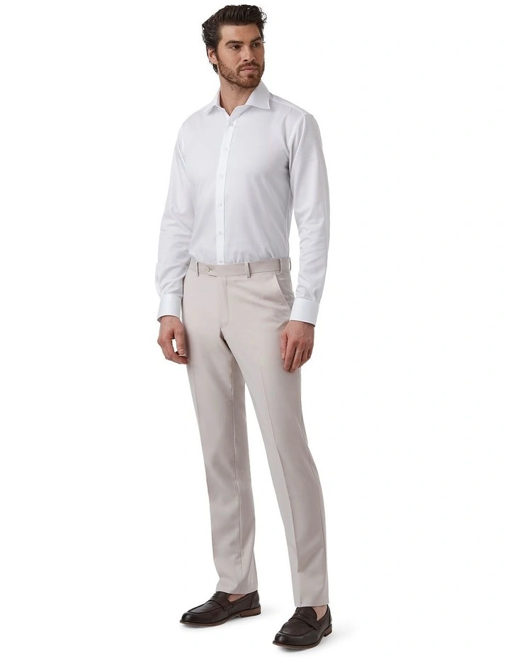 Jett Modern Fit Trouser in Stone image 3