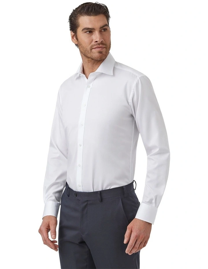Preston Modern Fit Shirt in White image 4