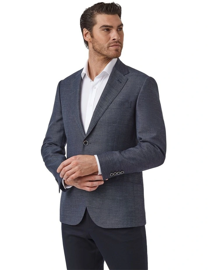 Modern Fit Glamorgan Sports Jacket in Denim image 2
