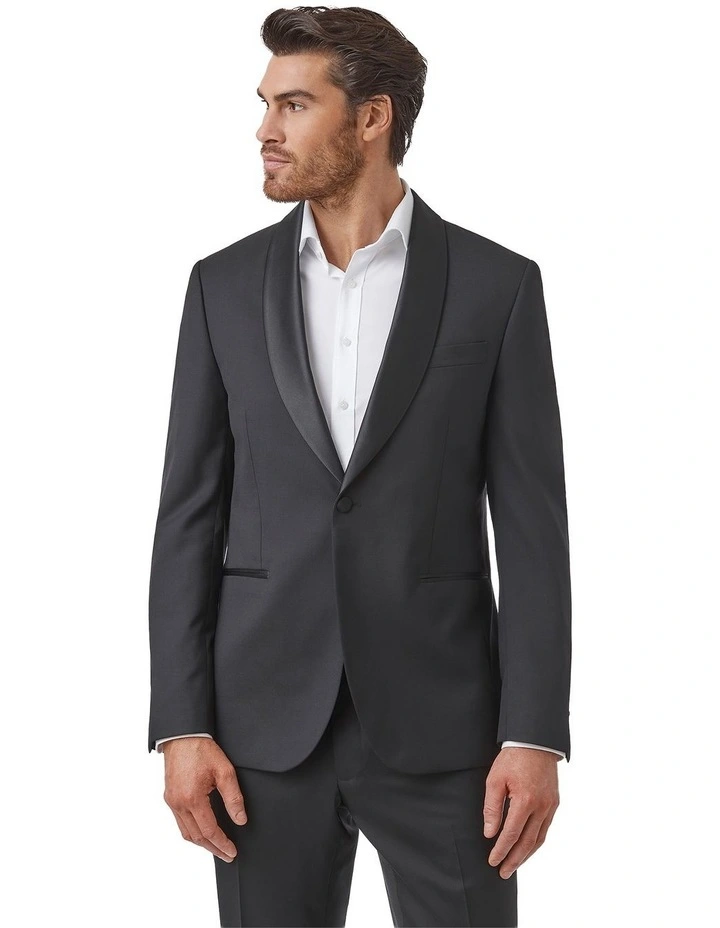 Modern Fit Stirling Jacket FMG100 in Black image 1