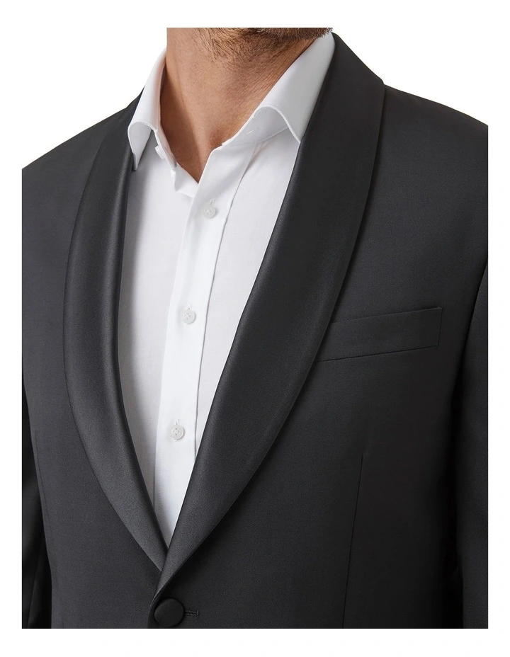 Modern Fit Stirling Jacket FMG100 in Black image 5