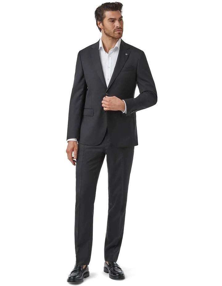 Morse Modern Fit Jacket In Black image 2