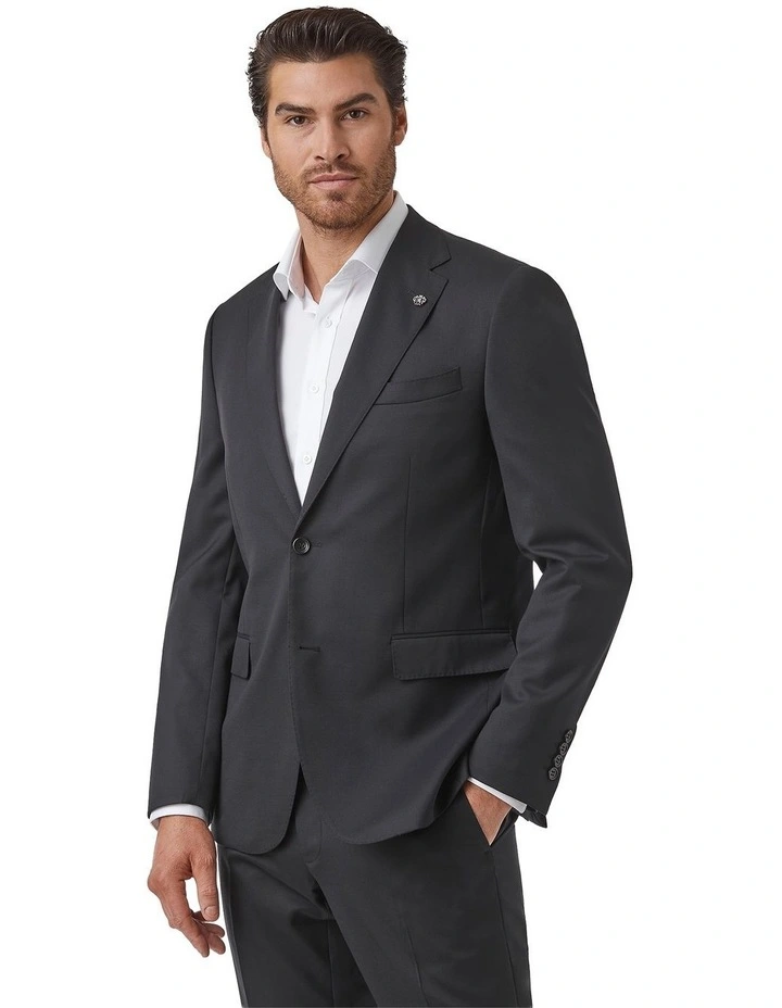 Morse Modern Fit Jacket In Black image 4