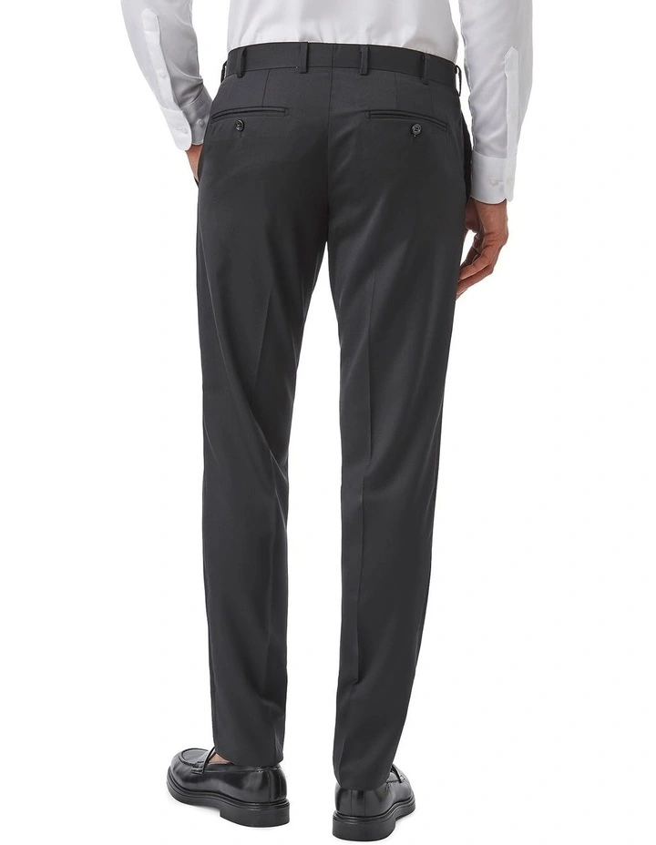 Modern Fit Interceptor Suit Trouser FMG100 in Black image 2