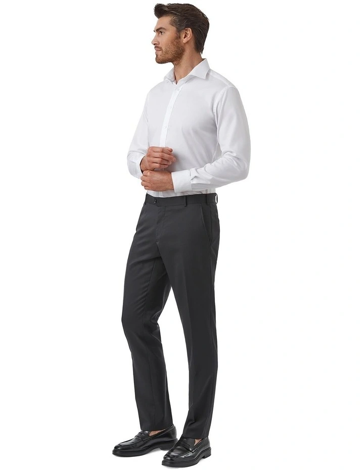 Modern Fit Interceptor Suit Trouser FMG100 in Black image 3