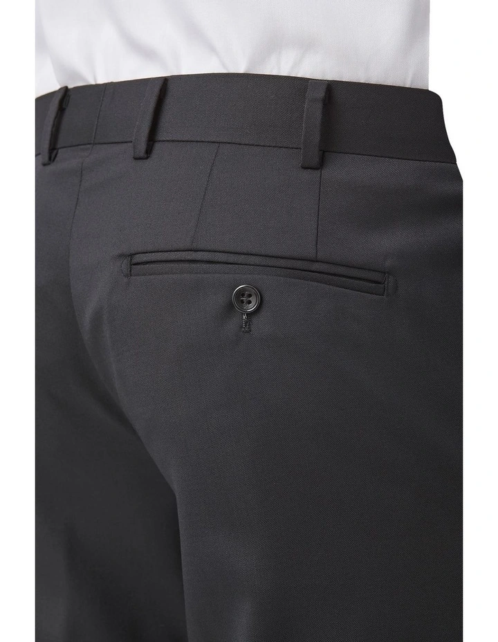 Modern Fit Interceptor Suit Trouser FMG100 in Black image 4