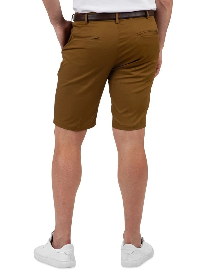 Modern Fit Heaton Tobacco Twill Short image 3