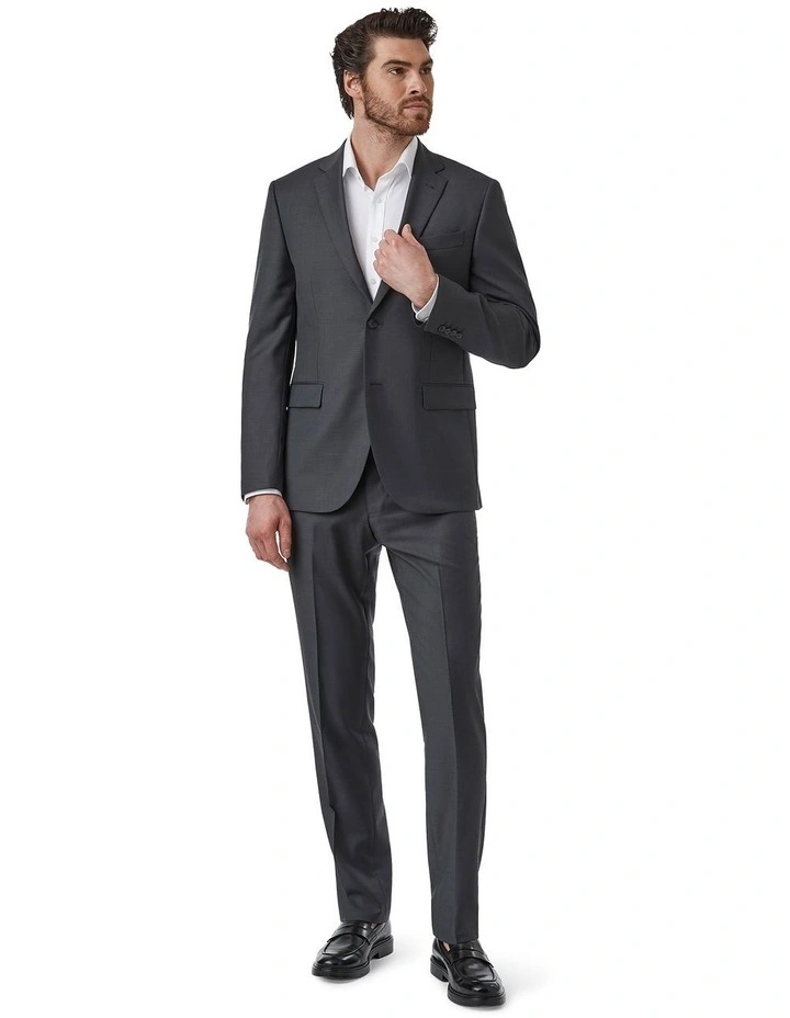 Modern Fit Hardwick Jacket F2042 in Charcoal image 2