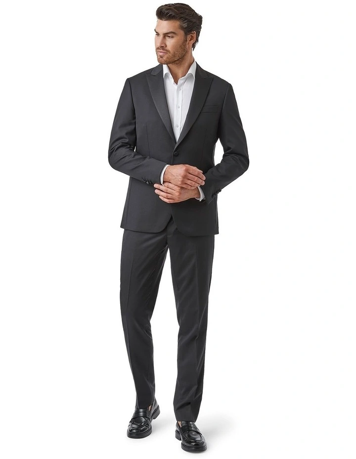 Modern Fit Pickford Tuxedo Jacket Black image 2