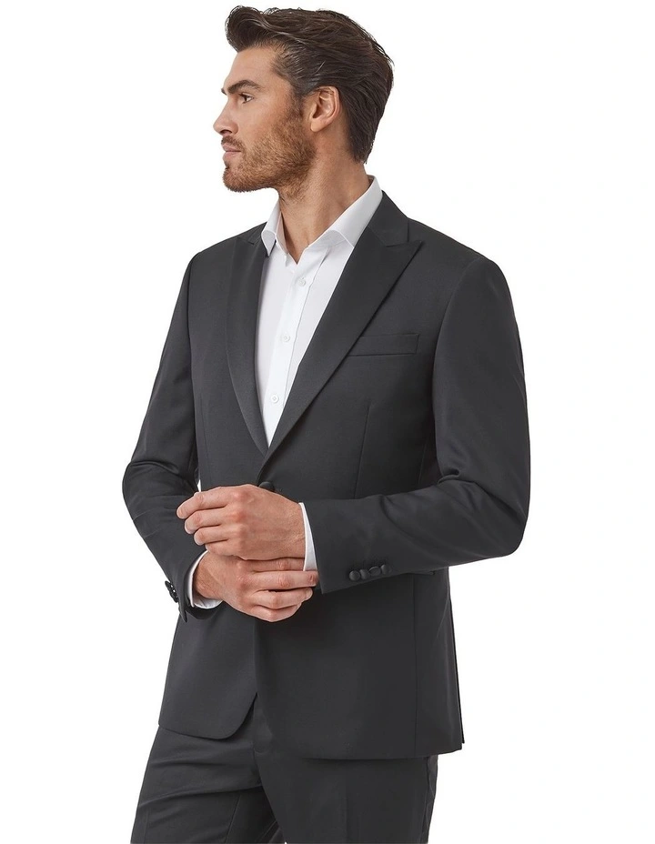 Modern Fit Pickford Tuxedo Jacket Black image 4