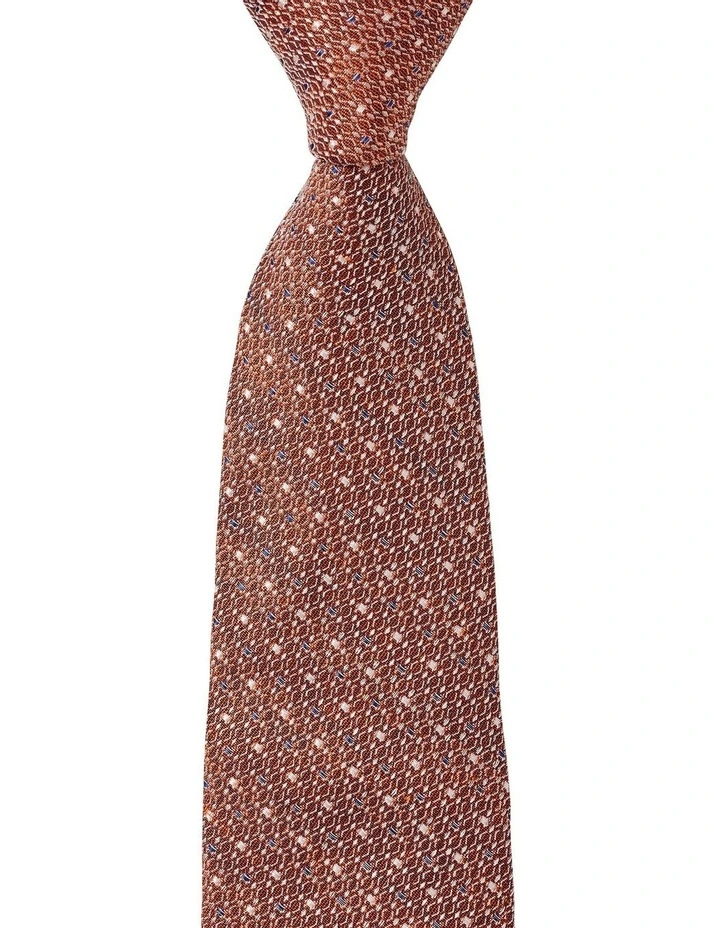 Subtle Grain Texture Silk Tie