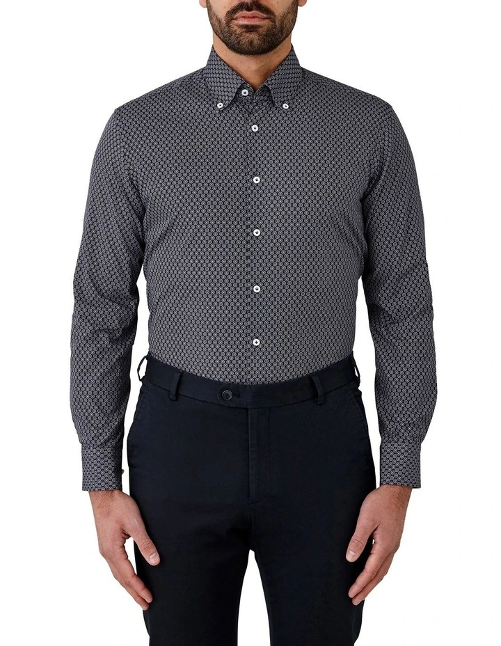 Merricks Modern Fit Shirt in Denim image 1