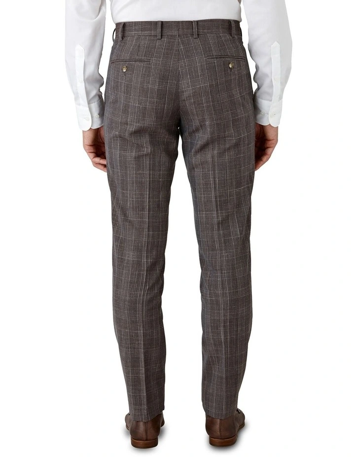 Interceptor Modern Fit Trouser in Brown image 2