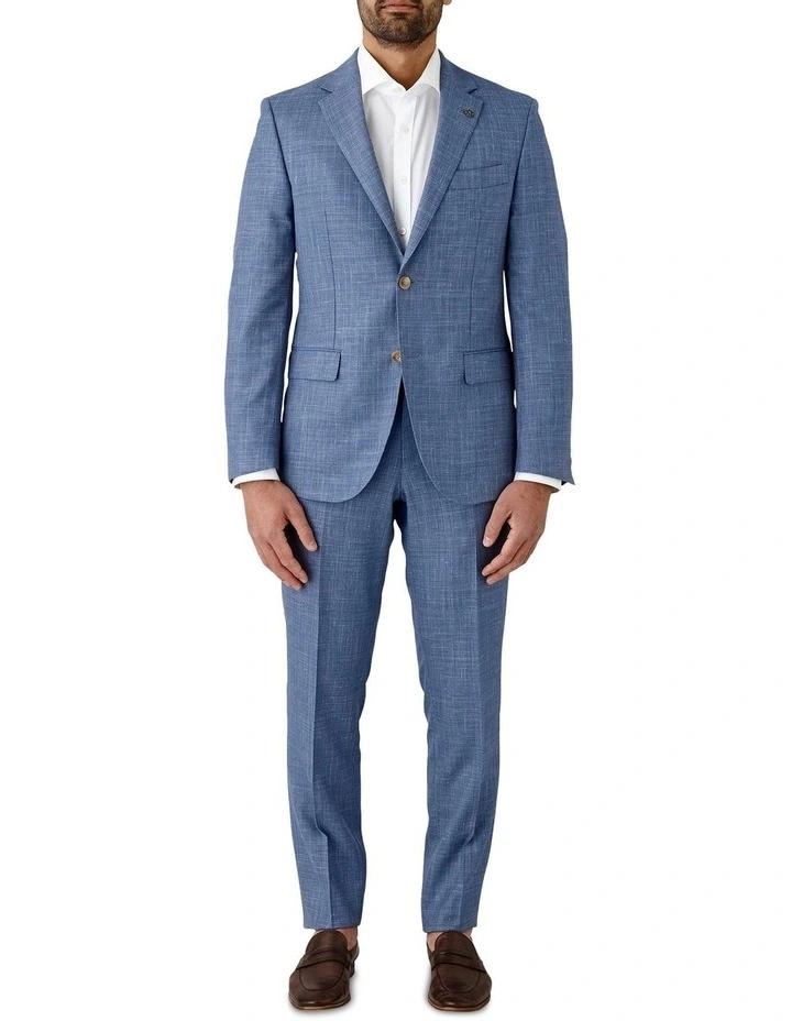 Interceptor Modern Fit Trouser in Light Blue image 5