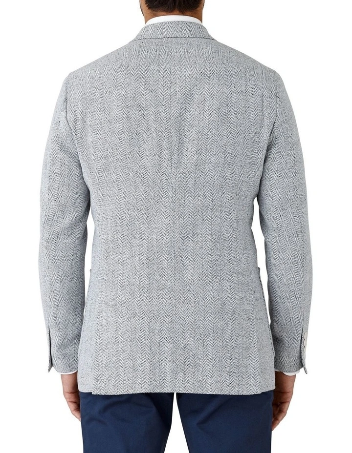 Malvern Modern Fit Sports Jacket in Blue image 2