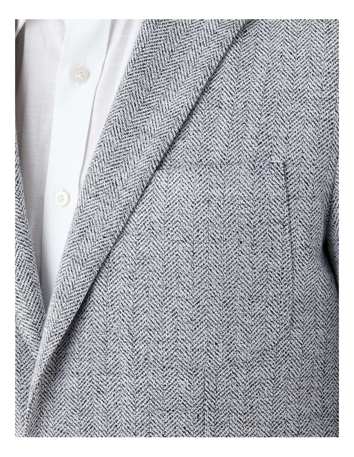 Malvern Modern Fit Sports Jacket in Blue image 4